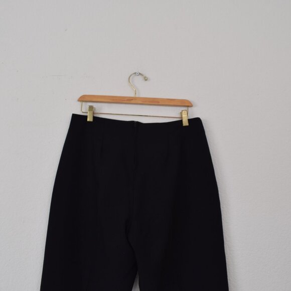 Vintage 90s Polyester Flat Front High Waisted Pants | 32 waist - Picture 5 of 7